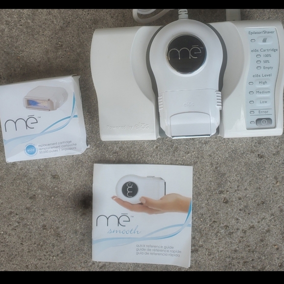 2pc Me Elos Smooth Permanent Hair Device & IPL Replacement Cartridge 50,000 - Picture 2 of 11